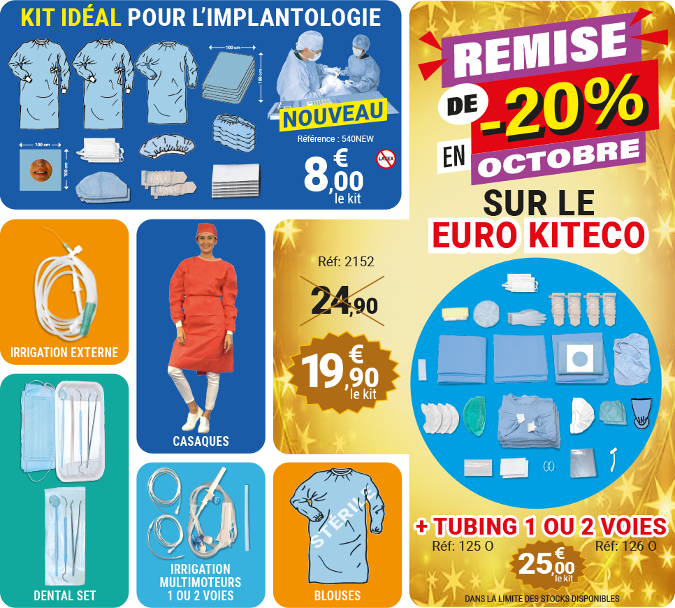 Hygiene Express - Kits stériles pour l'implantologie dentaire